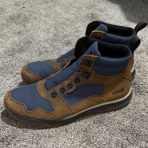Kodiak Men's Navy and Brown Trail Waterproof Boots